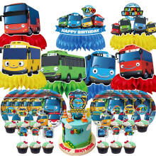Tayo the Little Bus Party Decorations 12 Pieces