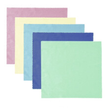 Microfiber Cleaning Cloths Soft Suede 50 pcs 15x18 cm
