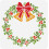 Christmas Wreath Stencil Plastic 11.8 Inch 1