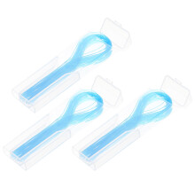 Dental Cleaning Floss Threaders Blue 150 Pieces