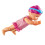 Swimming Pool Doll Set with Realistic Detachable Outfit 4