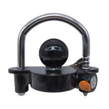 Universal Coupler Lock Ball Hitch Trailer Lock Steel