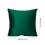 Green Velvet Throw Pillow 45x45cm Polyester with Insert 3