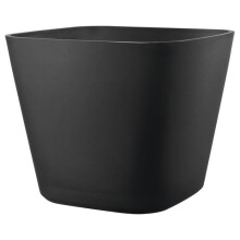 DEROMA Blumentopf quadratisch Origin - 28 x 23,5 cm - 12 L - Anthrazit