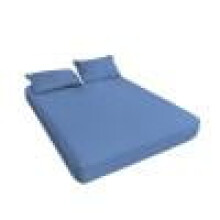 Quilted Flannel Fitted Sheet Twin 80x60 in