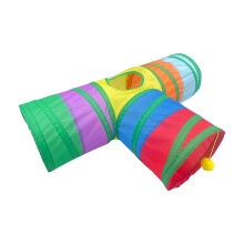 Pet Play Tunnel Polyester 10 inch Extra Long with Crinkle