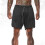 Men's Cotton Jogging Shorts Black 1 Pack 1