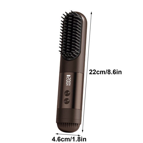Go Brush Pro για κοντά μαλλιά με ιονικό+κεραμικό, 3 θερμότητες 2