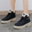 Women's Winter Work Platform Ankle Boots Black Size 6 2