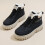 Women's Winter Work Platform Ankle Boots Black Size 6 6