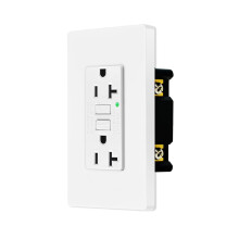 Nineleaf 20A GFCI Outlet White with LED Indicator 1 Pack