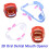 BE-TOOL Dental Mouth Opener Retractor Reusable 97/105mm 1