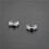 925 Silver Cross CZ Hoop Drop Earrings 3