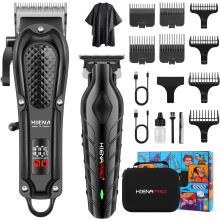 HIENA Professional Hair Clipper Set Rechargeable Cordless 1