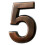 Exterior House Numbers Self-Adhesive Digits 5 4