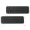 Plastic Name Label Badge with Pin Backing 2 Pcs 1