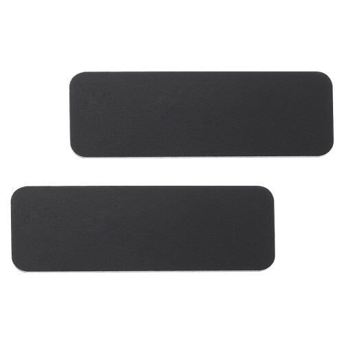 Plastic Name Label Badge with Pin Backing 2 Pcs