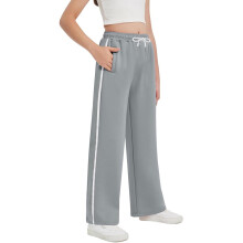Girls Cargo Pants Grey Straight Leg Twill Size 14-16