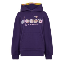 (10 UK, Purple) Diadora Womens/Ladies Eye Polycotton Hooded Hoodie