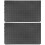 HOMEMAXS Metal Pegboard Panel Wall Mount 2 pcs 8