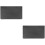 HOMEMAXS Metal Pegboard Panel Wall Mount 2 pcs 6