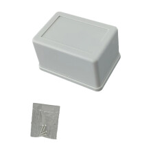 Junction Box Plastic Housing Black White Color Various Sizes
