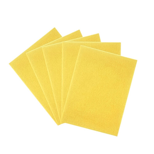 Yellow Felt Sheets 9x12in 3mm Thick 5 Pack