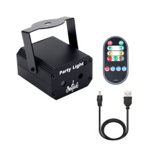 Stage Lighting Beam Strobe Lamp 32 Patterns Mini USB