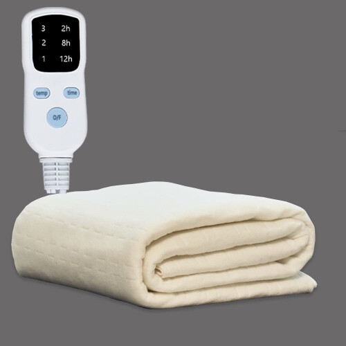 Electric Warming Blanket Soft Heated Mattress Pad