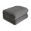 Grey Raschel Blanket Soft Thick Double Layer 40x60 Inches 1