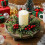Christmas Candle Ring Garland Red Berry 1 Pack 8