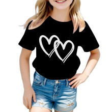 Girls Knot Tunic Tee Black Size 14-16