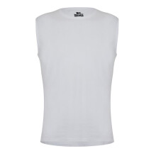 (L, White) Lonsdale Mens Plain Sleeveless Vest Top