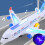 Motorized Airplane Toy for Kids with Sound and Light Effects 1