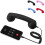 Retro Phone Handset Wired 3.5mm for iPhone Android Black 1