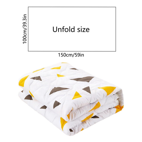 Cotton Thermal Blanket Washed Flannel 59x39 in 2