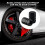 Tire Valve Caps with Rubber Gasket 4-Pack Black 8