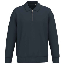 (M, Navy) Native Spirit Unisex Adult Quarter Zip Sweatshirt