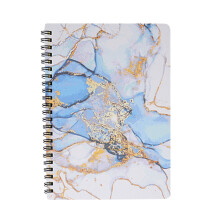 Flip Coil Journal Notebook A5 Marble Pattern
