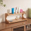 Wooden Desktop Storage Rack 2-Tier Countertop Shelf 6