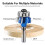 Z4 Corner Round Router Bit Set R1 R2 R3 3 pcs 4