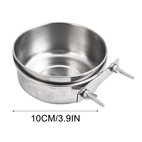 Stainless Steel Bird Feeder with Slip-Resistant Base