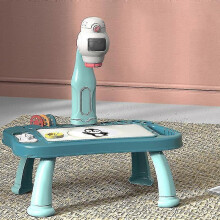 Kids Painting Table Set with Projector Educational Toy