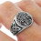 925 Silver Men's Punk Rings Size 6-13 2