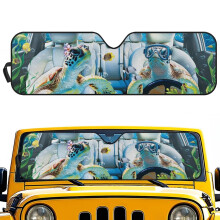 Jeep Wrangler Windshield Sunshade UV-Blocking Heat Shield