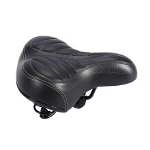 Bike Seat Cushion Black Gel Saddle Pad 25 x 20 cm