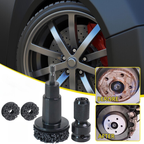 Rust Removal Tool for Brake Hubs with Plastic Material 1