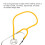 Heart Detection Stethoscope Aluminum Alloy Professional 2