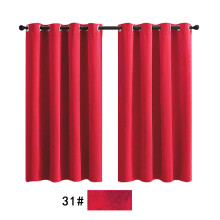 Light Red Blackout Curtains Set 42x63 Inch 2-Piece