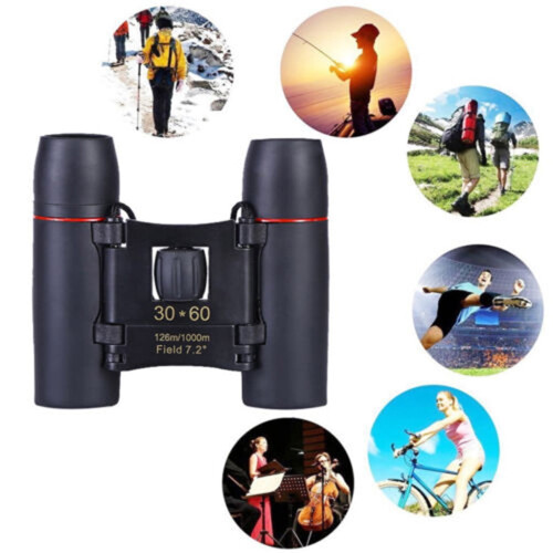 Small Binoculars for Adults 30x60 Portable Folding 1